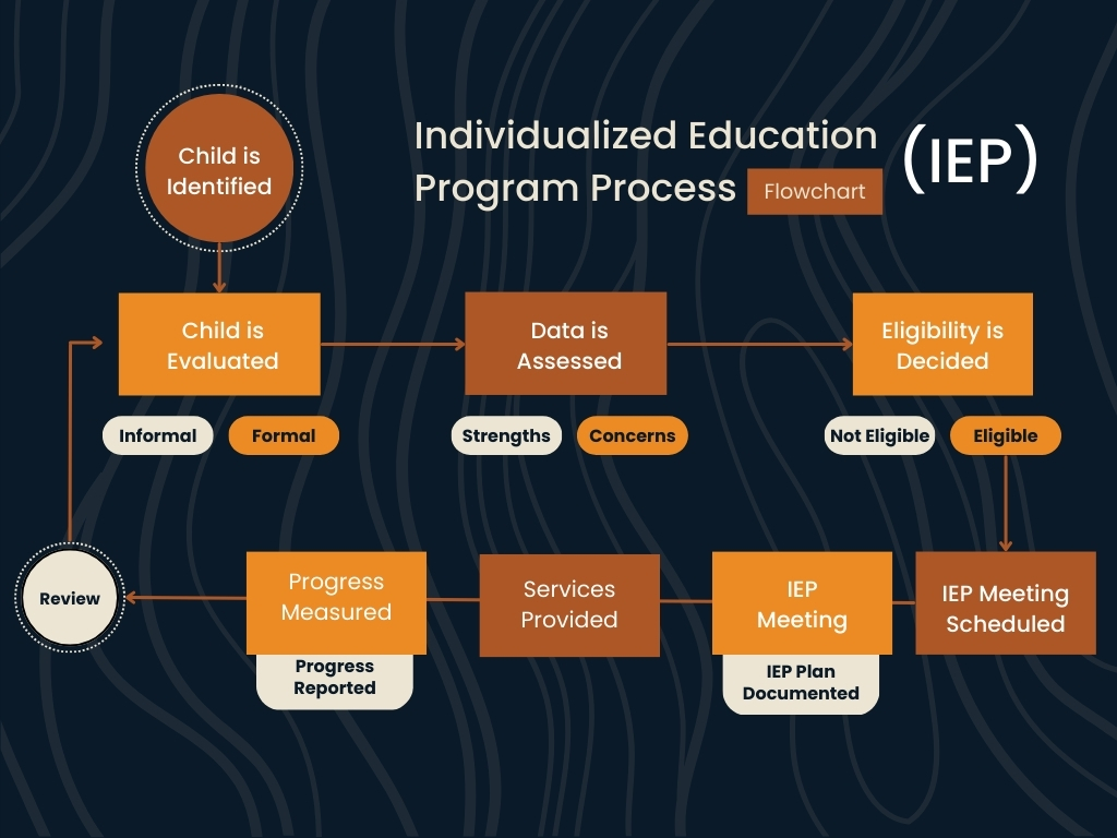 The IEP process flowchart